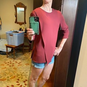 Mm LaFleur washable silk blouse